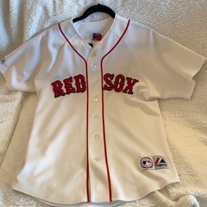 Majestic Josh Beckett 19 Boston Red Sox Jersey M